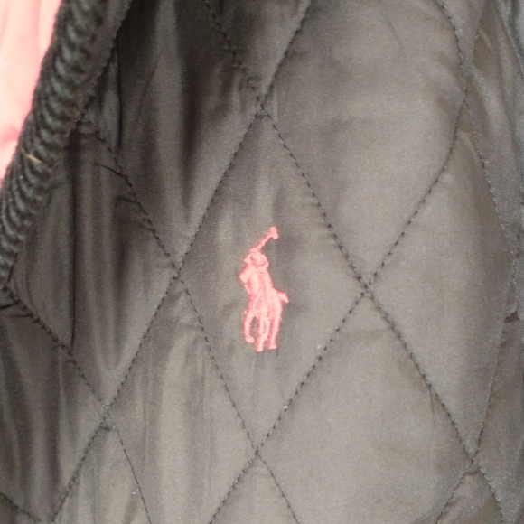 Polo Ralph Lauren Black/Red Quilted Big Kid's Jacket - Picture 5 of 15
